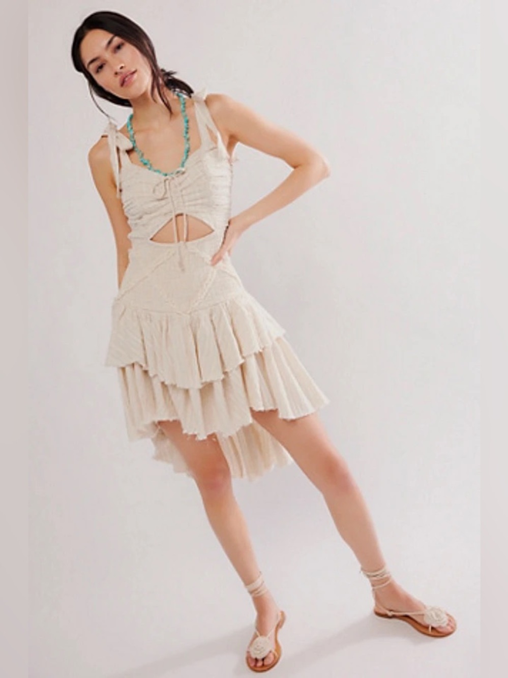Free People Ruffle Dress